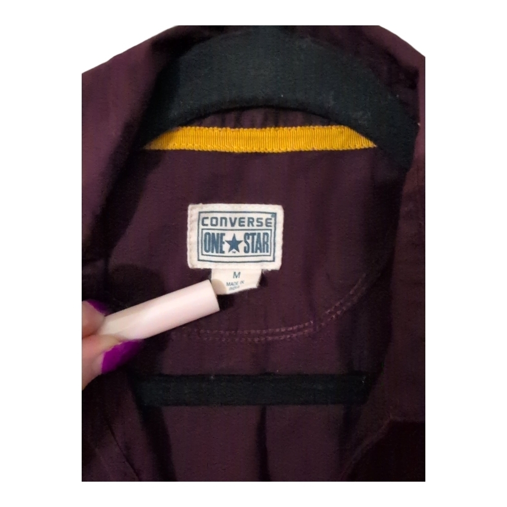 Converse One Star Y2K Dark Purple True Wrap Dress - Picture 7 of 9